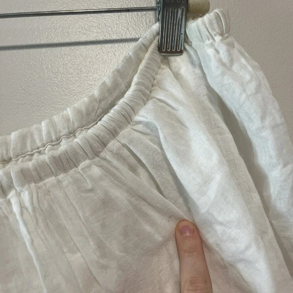 Pitusa White Off-Shoulder Swim Coverup with Multicolor Pom Poms - Picture 5 of 9